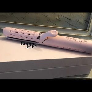 L’ange le duo hair iron curler with fan built in